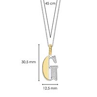 Collier Ti Sento Milano Femme Letters in Argent Cubic Zirconia 6840ZY_G - 6840ZY_G